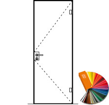 Hliníková zárubeň Frame-Z T228 RAL Pravá