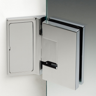 Samozavírací pant DQ375 Chrom lesk