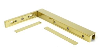 Stabilizační rohovník PM SH Pravý GW sklo-zeď 90° Zlatá lesk