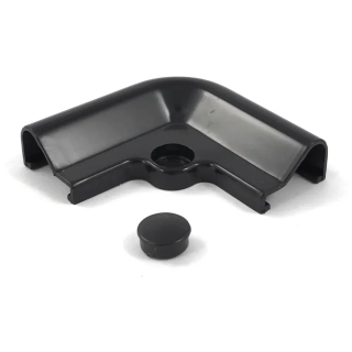 Spojka 90° pro přechodovou lištu FALL Černá matná