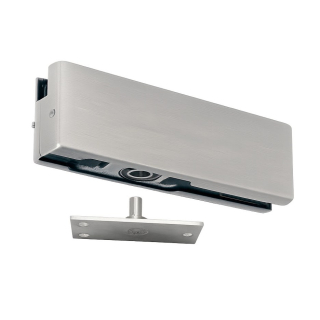 PM PT12-85 - spodní závěs s ložiskem a podlahovým čepem Nerez matt