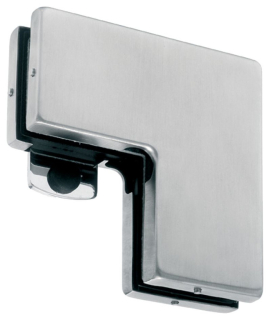 PM PT60B - Spojka nadsvětlíku a bočního skla s dorazem Nerez matt