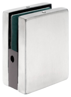 PM PT91 - Rohová spojka skel sklo-zeď Nerez matt