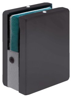 PM PT91 - Rohová spojka skel sklo-zeď Černá matná