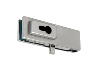 PM US10 - Rohový zámek Nerez matt