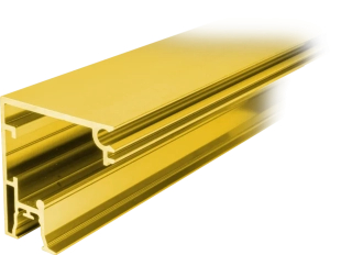 Agira vodící kolejnice 2000mm Zlatá lesk