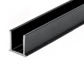 Agira zaslepující profil 2000mm Černá matná