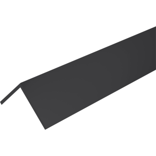L 30x30 x2 RAL 9005 Černá matná - Hliníkový U profil